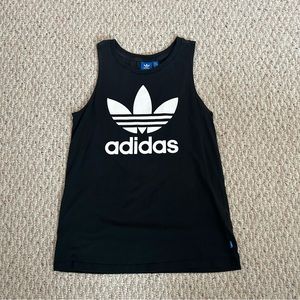 Adidas Logo Black Tank Top